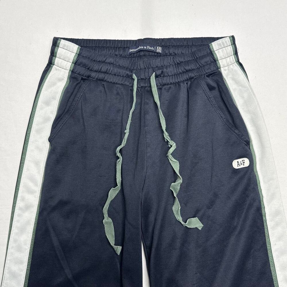 Abercrombie Y2K Vintage 2000s Track Flared LowRise Sweatpants Size XXS Jawstring - Picture 8 of 8